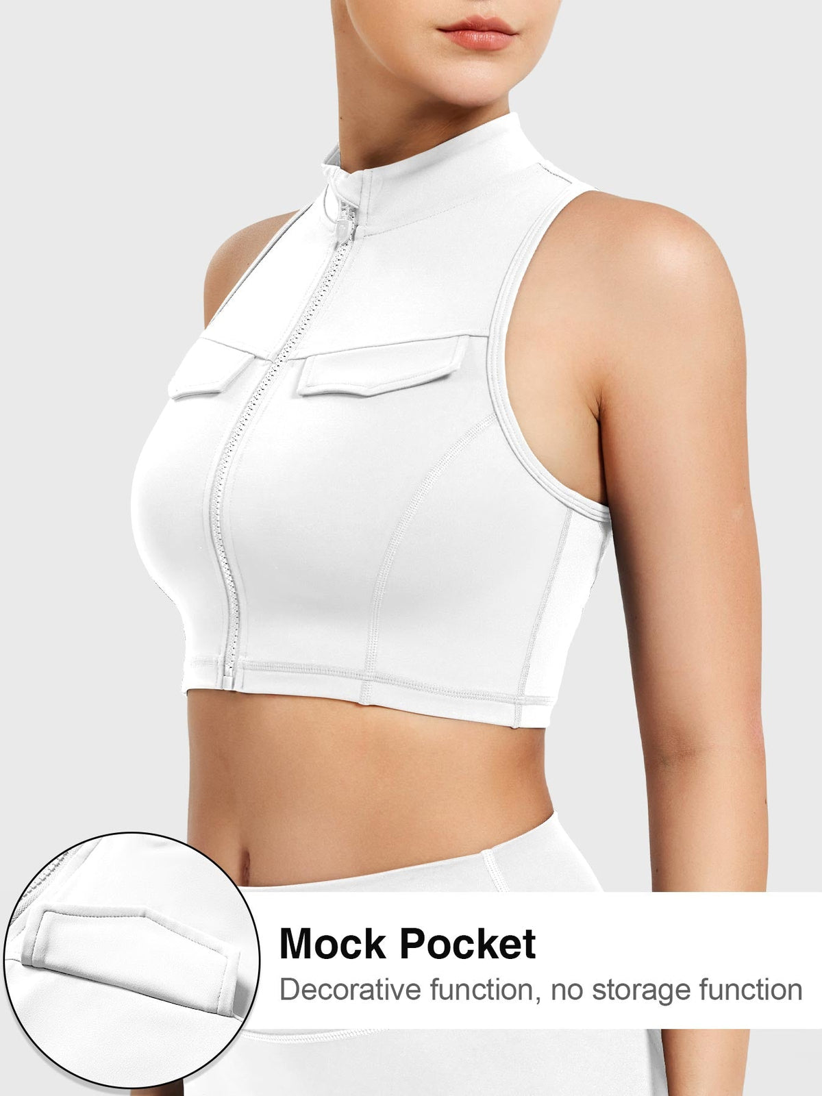 Chlonie CoreFlex Crop Tank - AERLO