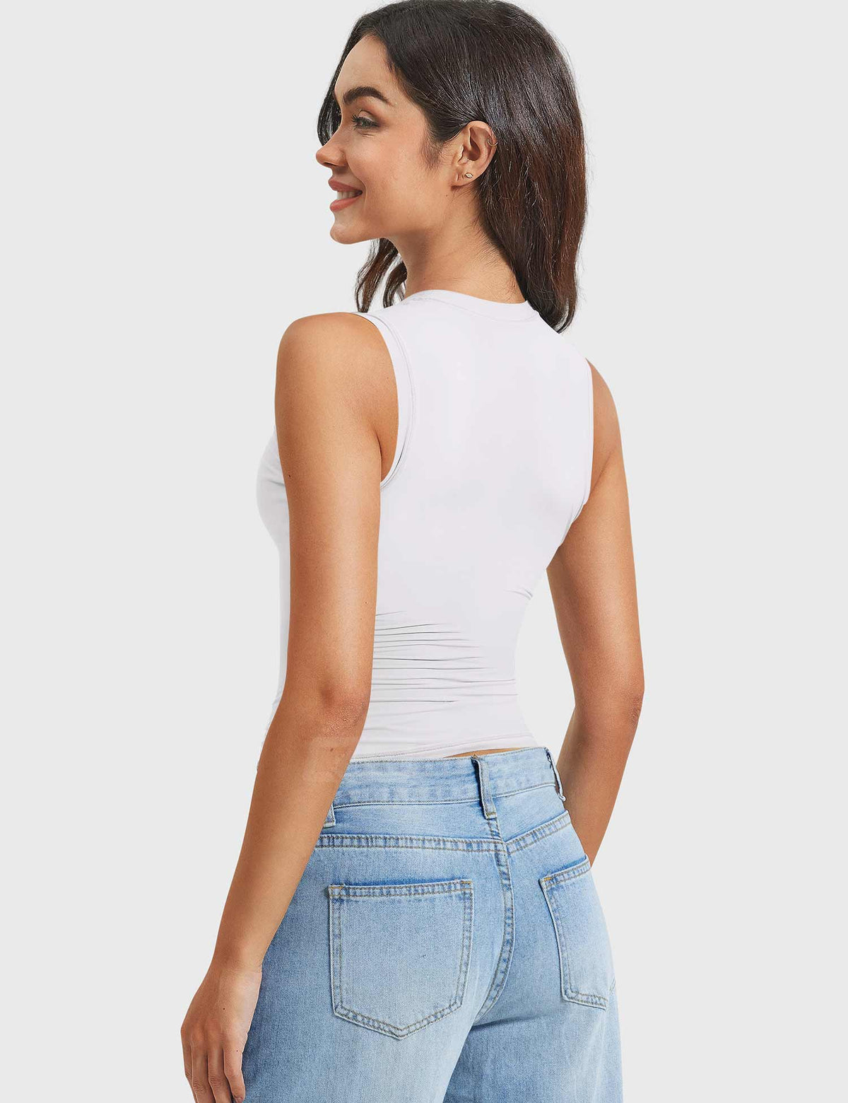 Sweeney Mock Neck Tank - AERLO