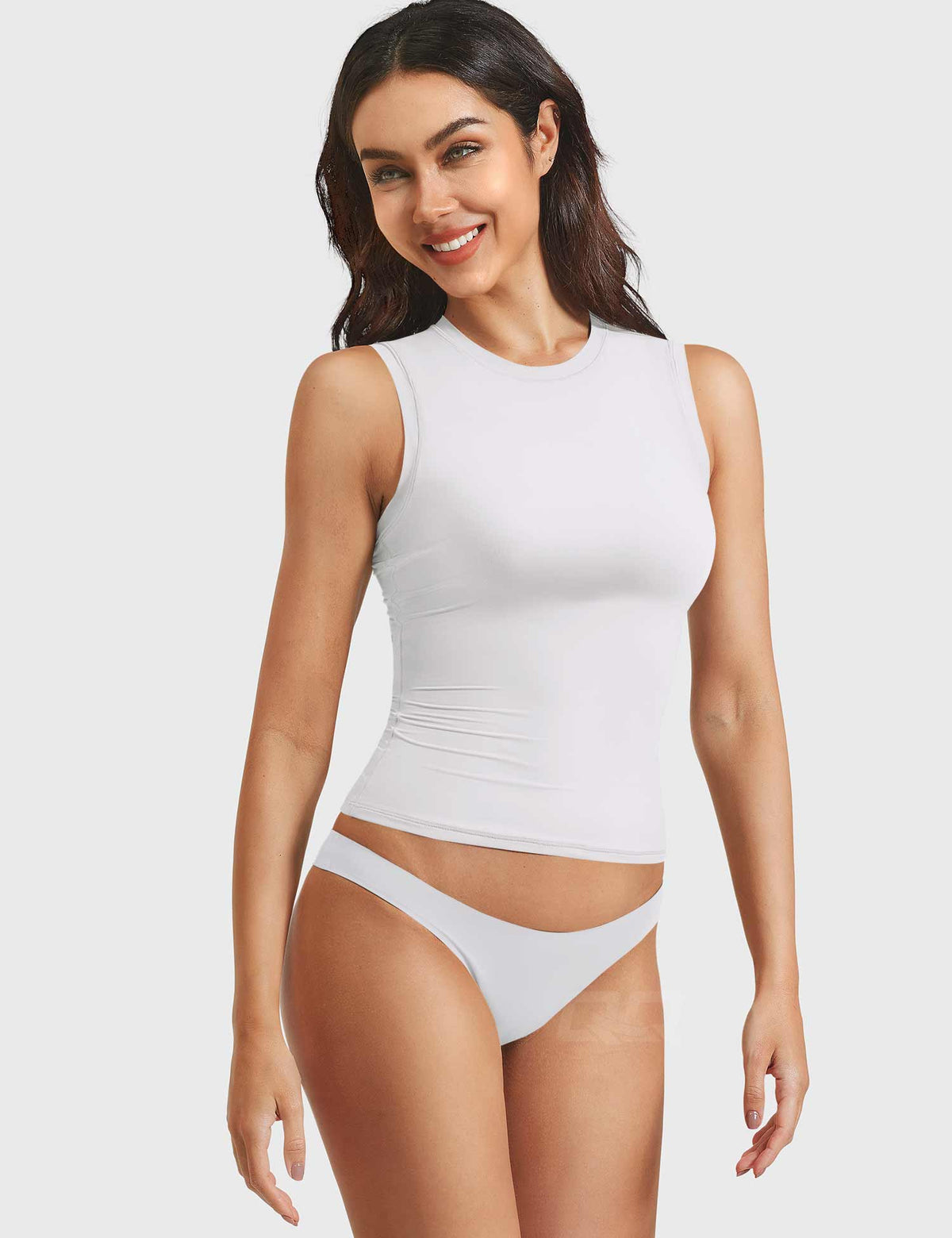 Sweeney Mock Neck Tank - AERLO