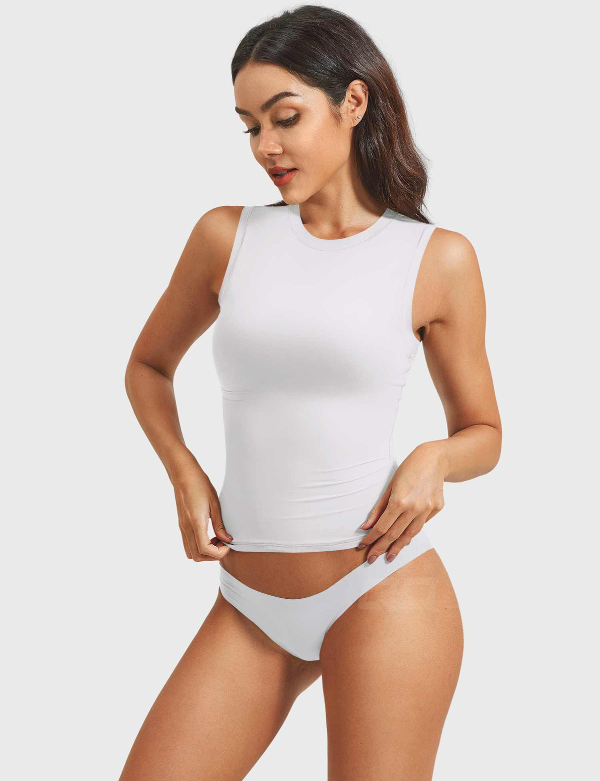 Sweeney Mock Neck Tank - AERLO