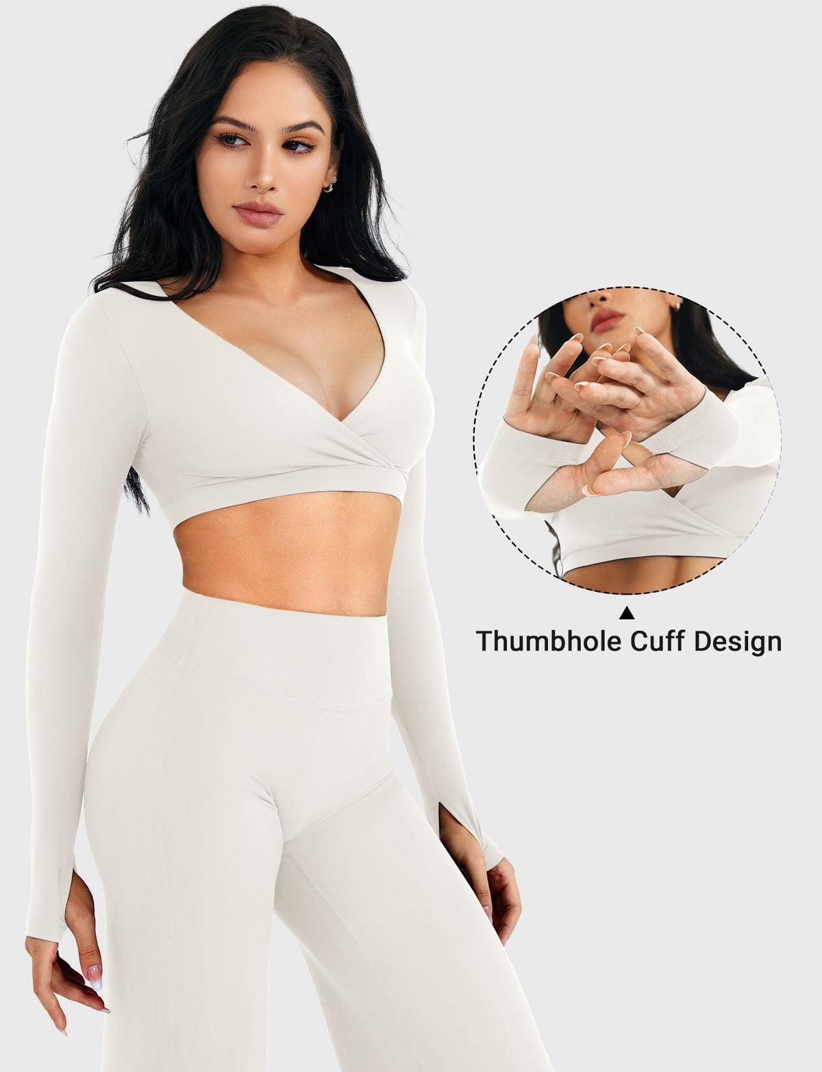 Haut manches longues Aberney V Neck - AERLO