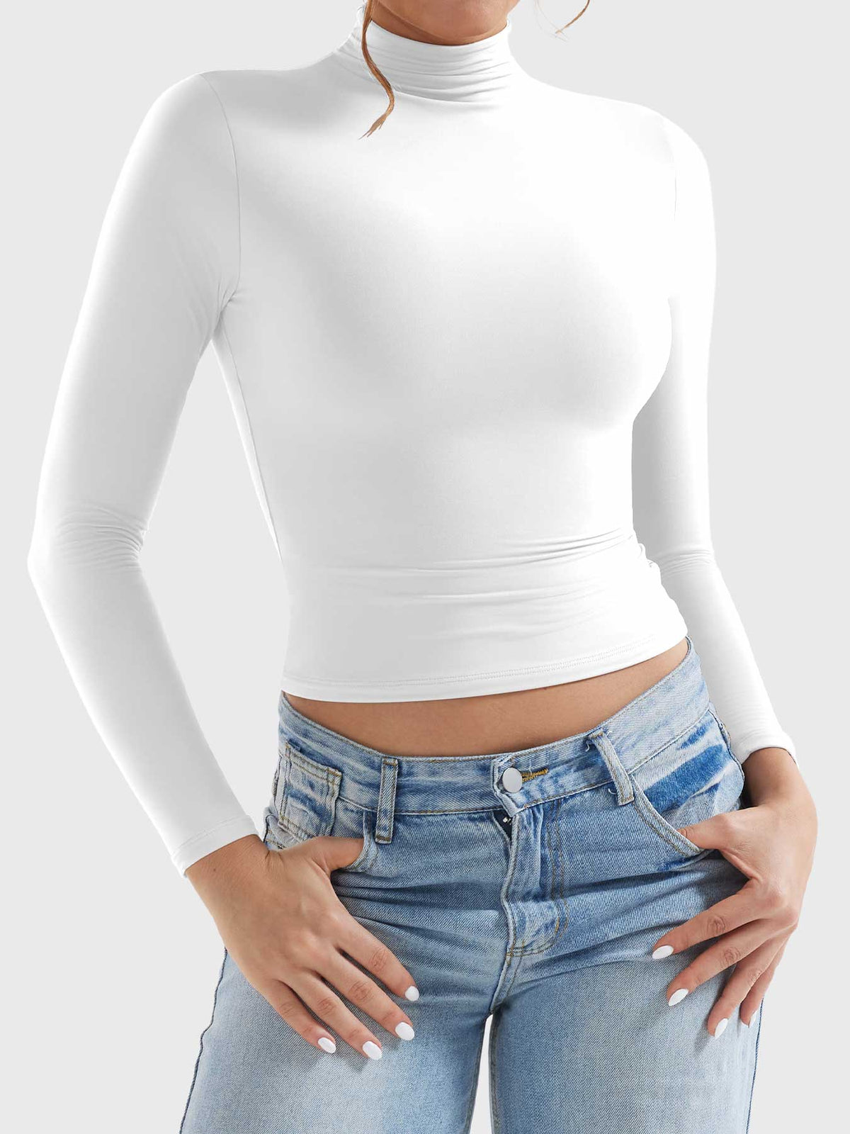 Haut manches longues Sariah Turtle Neck - AERLO