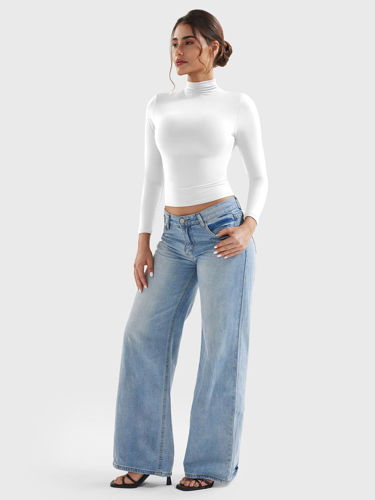 Haut manches longues Sariah Turtle Neck - AERLO