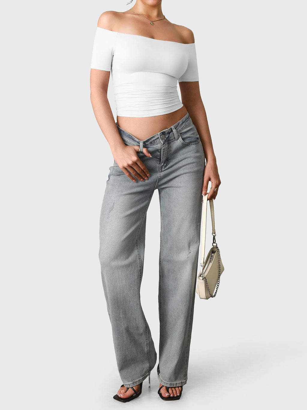 Haut manches courtes Luzlie Off Shoulder - AERLO