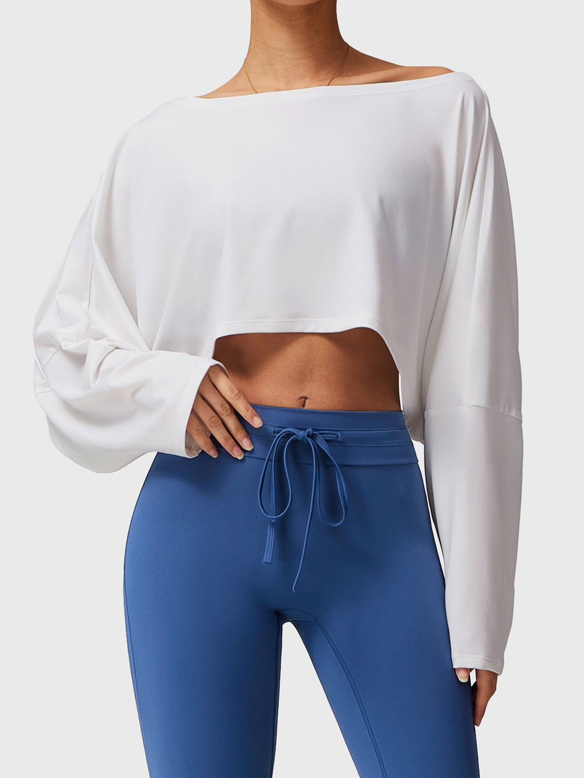 Haut manches longues Alison Off Shoulder Dolman - AERLO