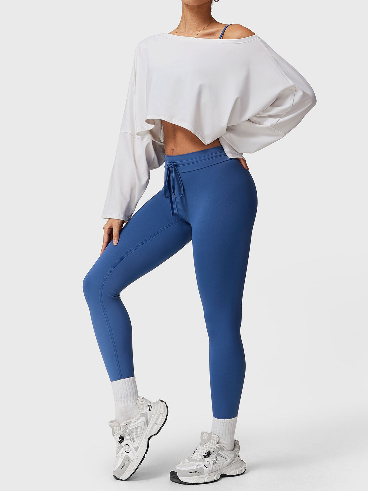 Haut manches longues Alison Off Shoulder Dolman - AERLO