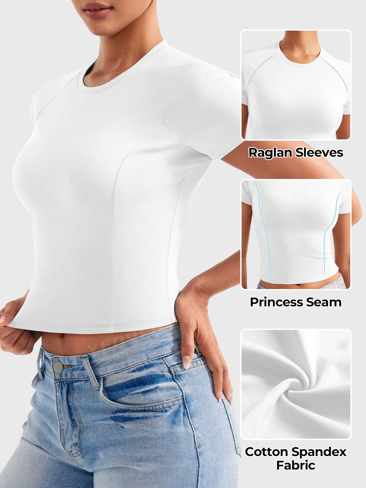 Haut Corriny Cotton Baby T- - AERLO