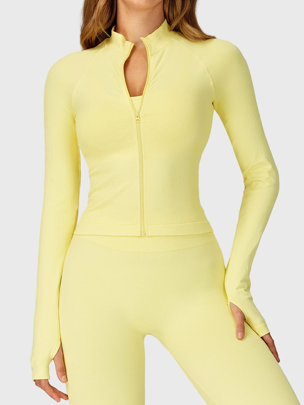 Alina Seamless Zip Up Jacket - AERLO