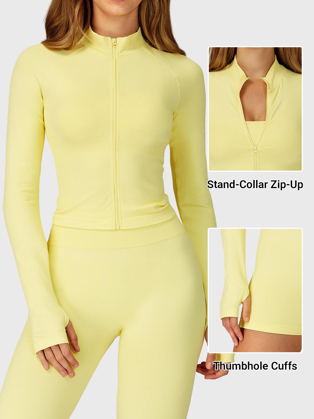 Alina Seamless Zip Up Jacket - AERLO