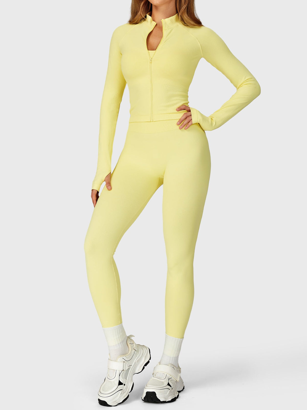 Alina Seamless Zip Up Jacket - AERLO