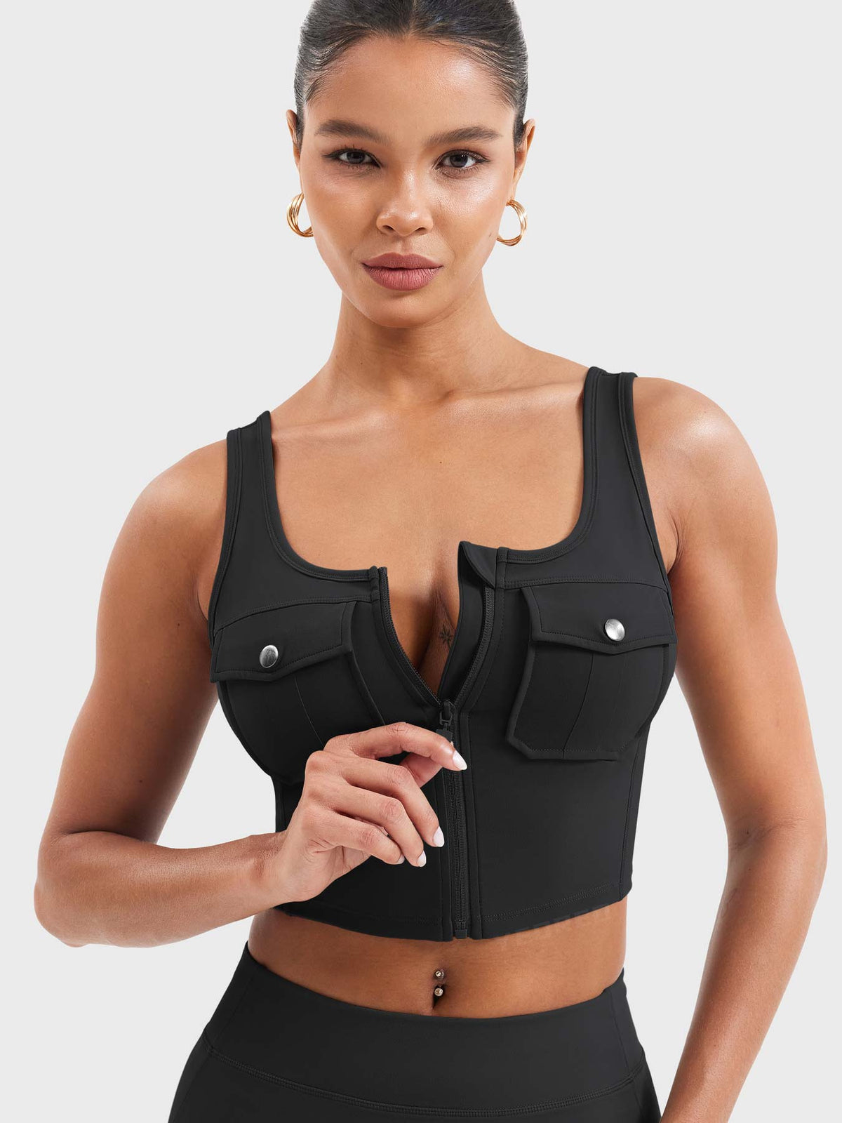 Yvetty CoreFlex Crop Tank - AERLO