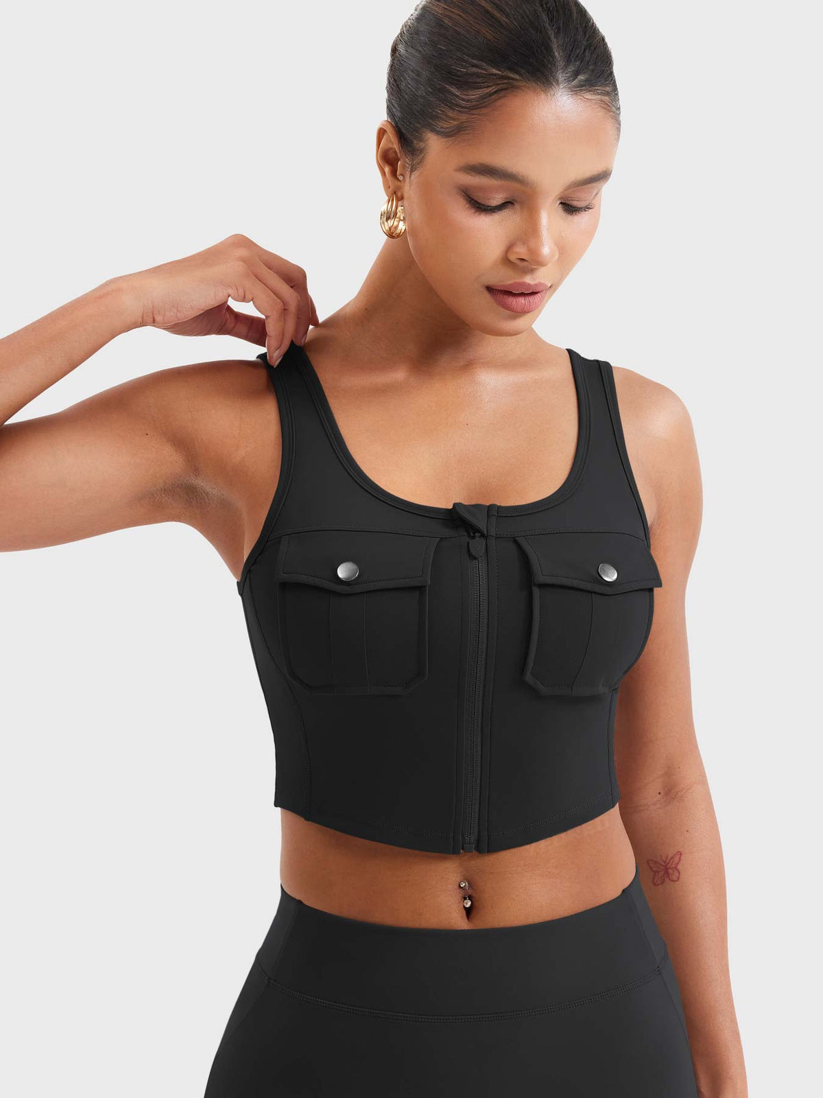 Yvetty CoreFlex Crop Tank - AERLO