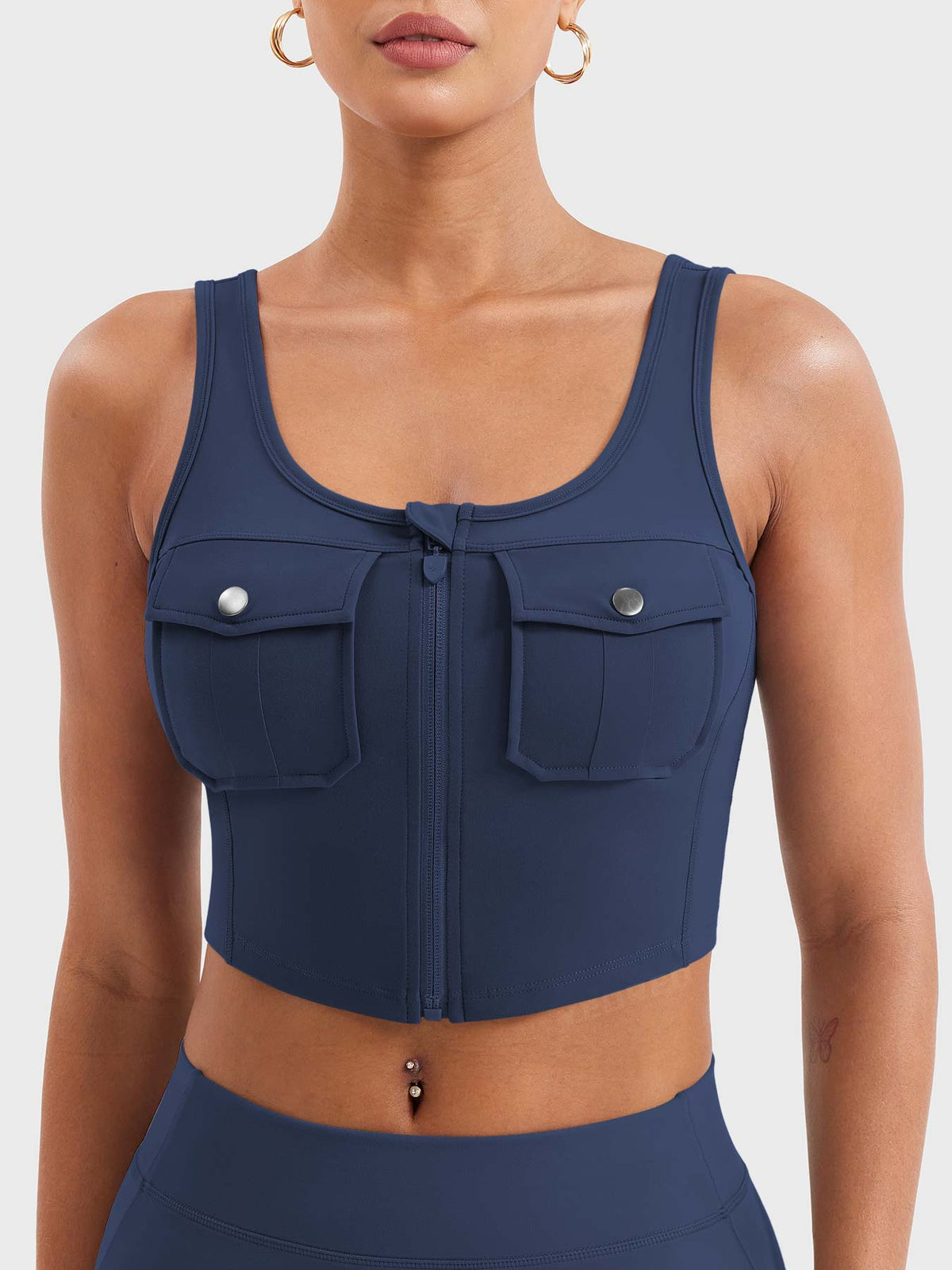 Yvetty CoreFlex Crop Tank - AERLO