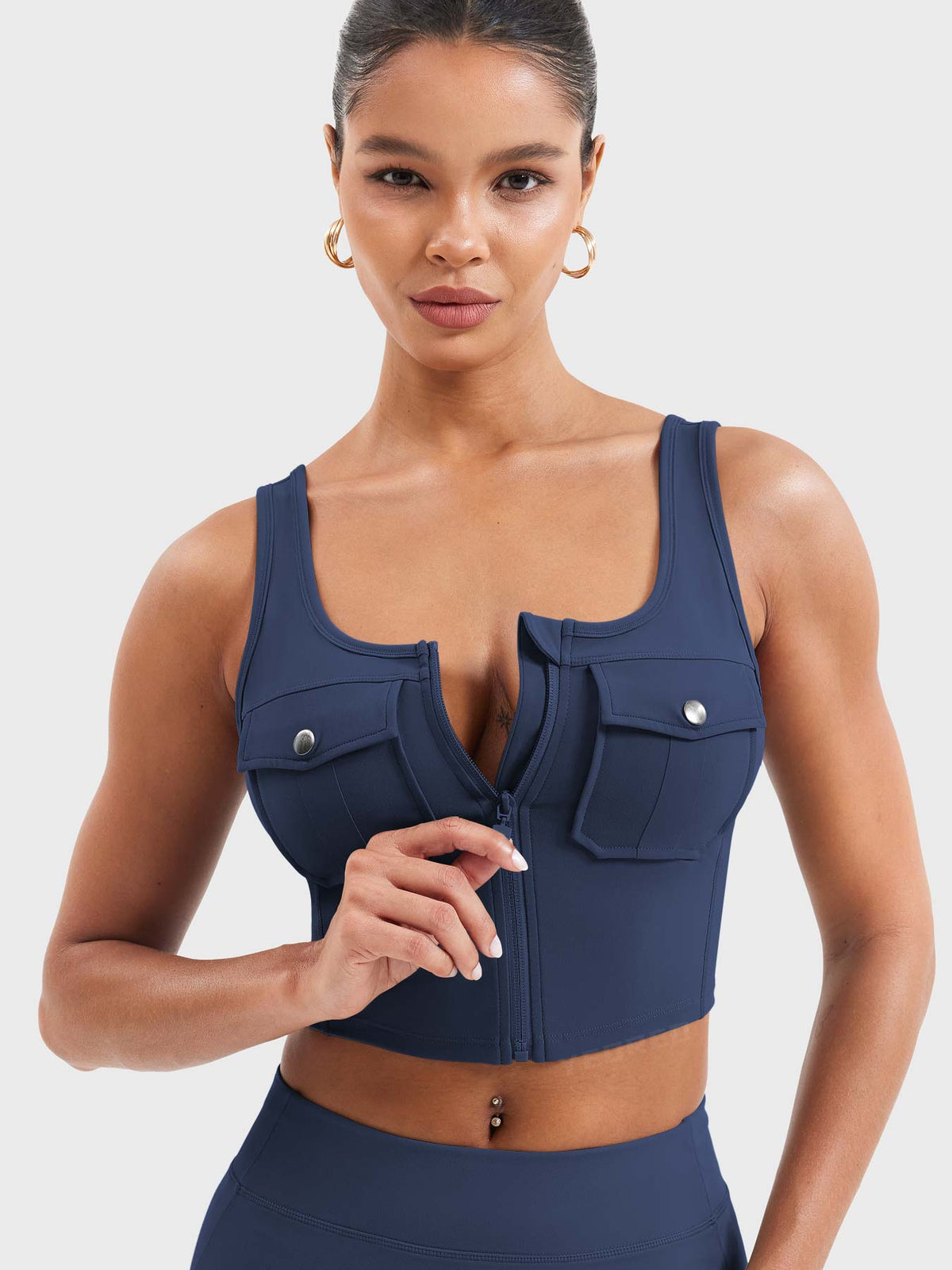 Yvetty CoreFlex Crop Tank - AERLO