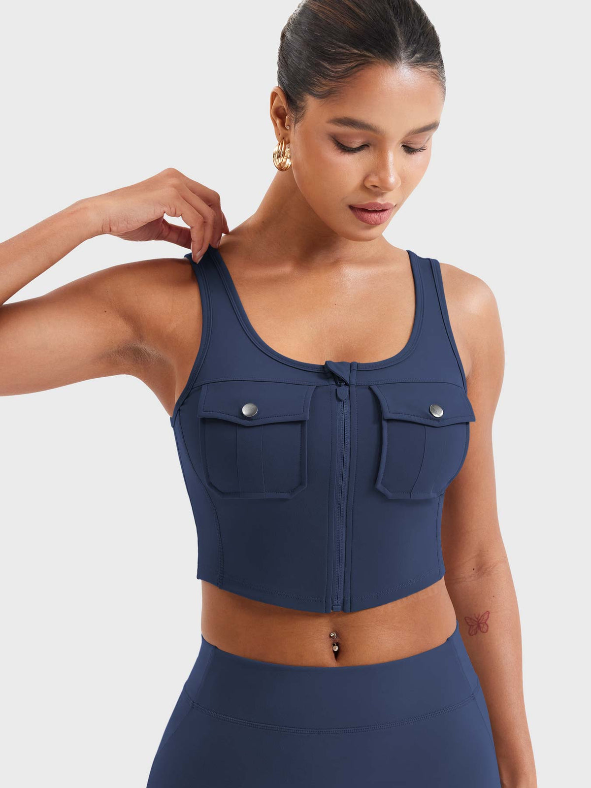 Yvetty CoreFlex Crop Tank - AERLO