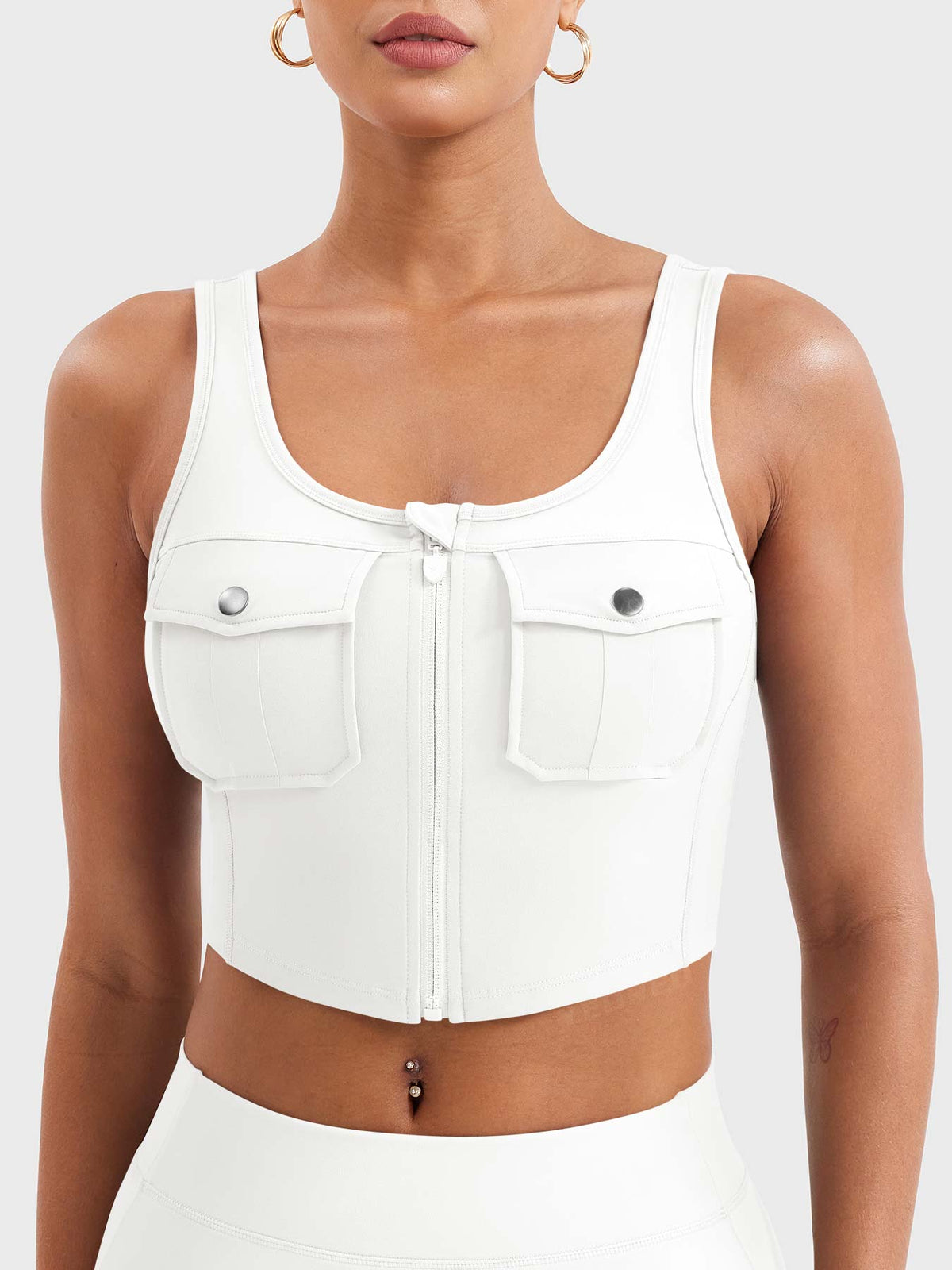 Yvetty CoreFlex Crop Tank - AERLO