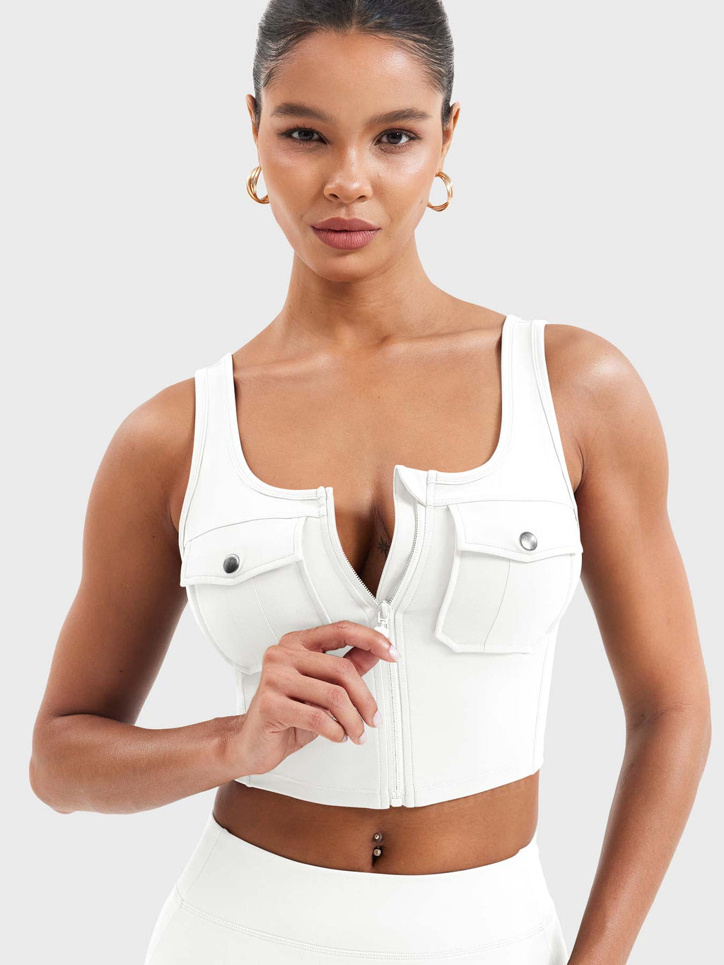 Yvetty CoreFlex Crop Tank - AERLO