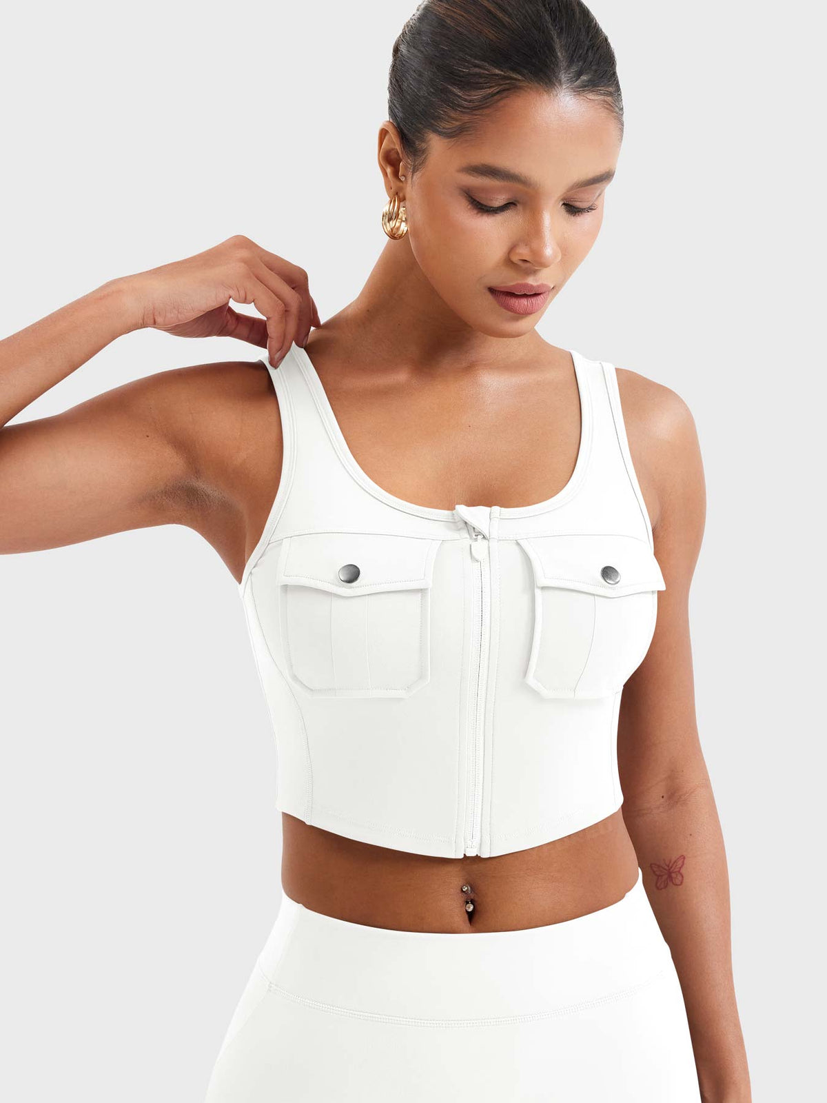 Yvetty CoreFlex Crop Tank - AERLO