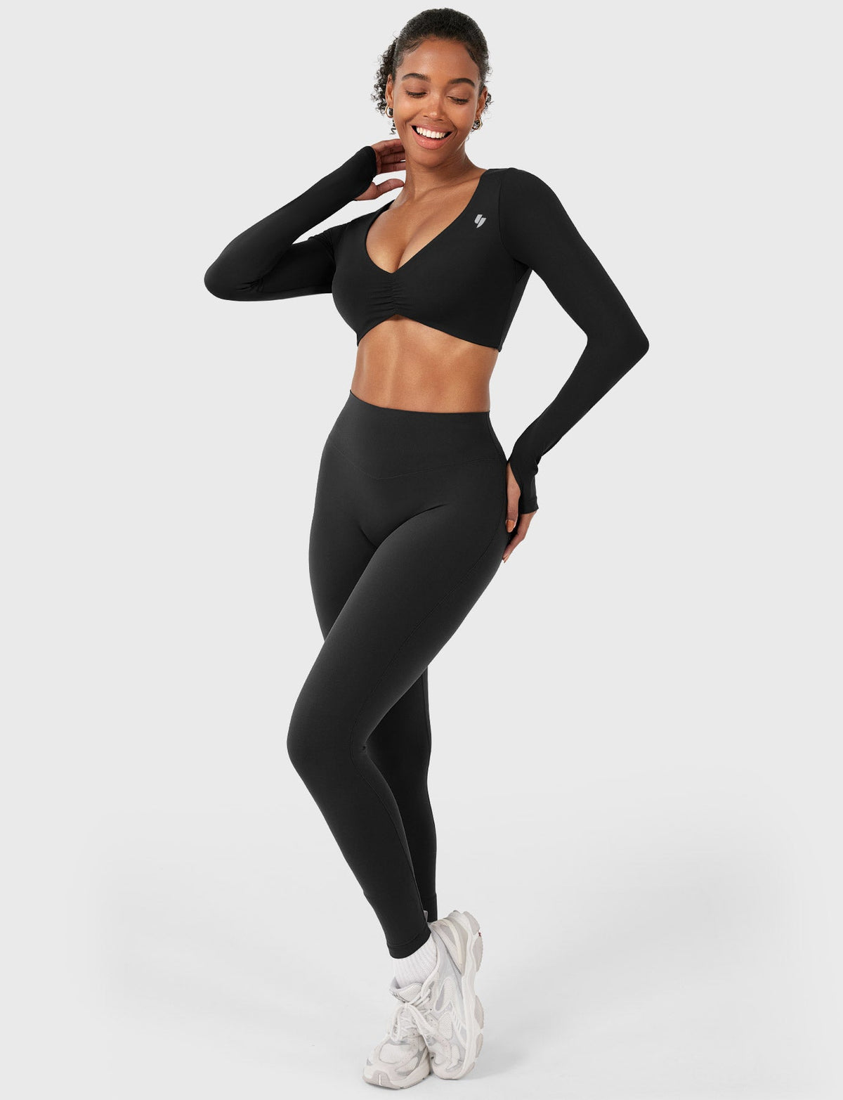 Haut manches longues Agantha Ruched - AERLO