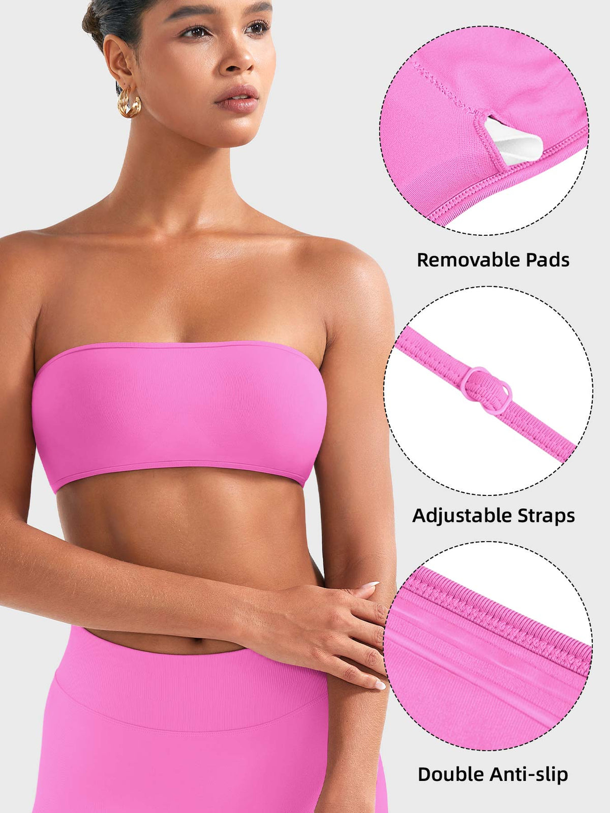 Brassière de sport Alvna SoftHue Bandeau - AERLO