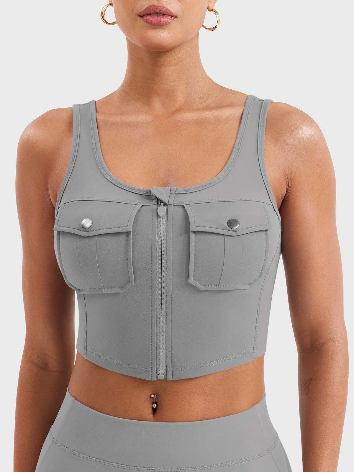 Yvetty CoreFlex Crop Tank - AERLO