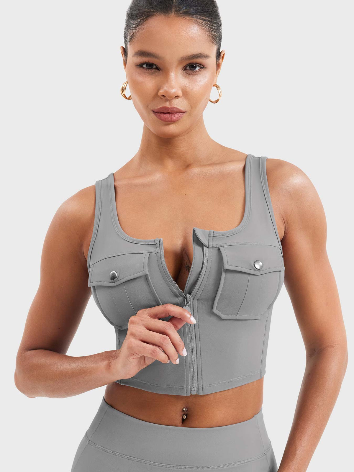 Yvetty CoreFlex Crop Tank - AERLO