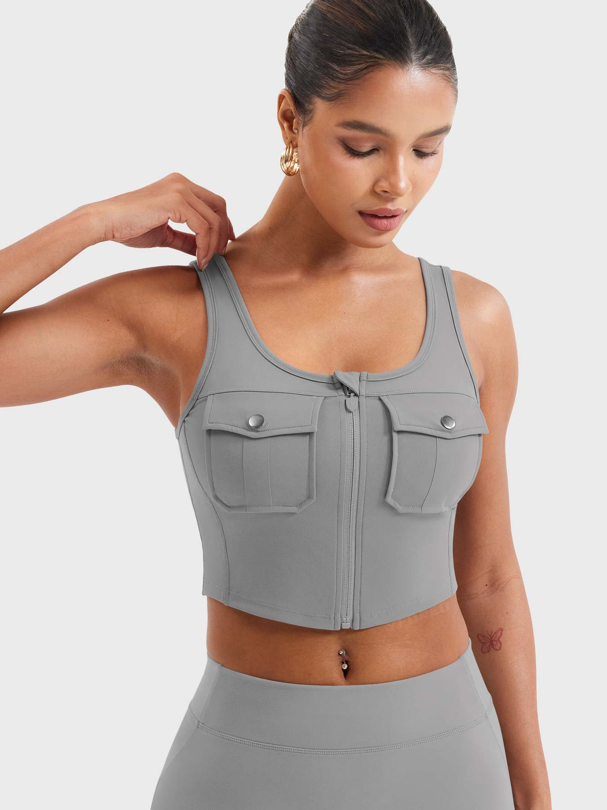 Yvetty CoreFlex Crop Tank - AERLO