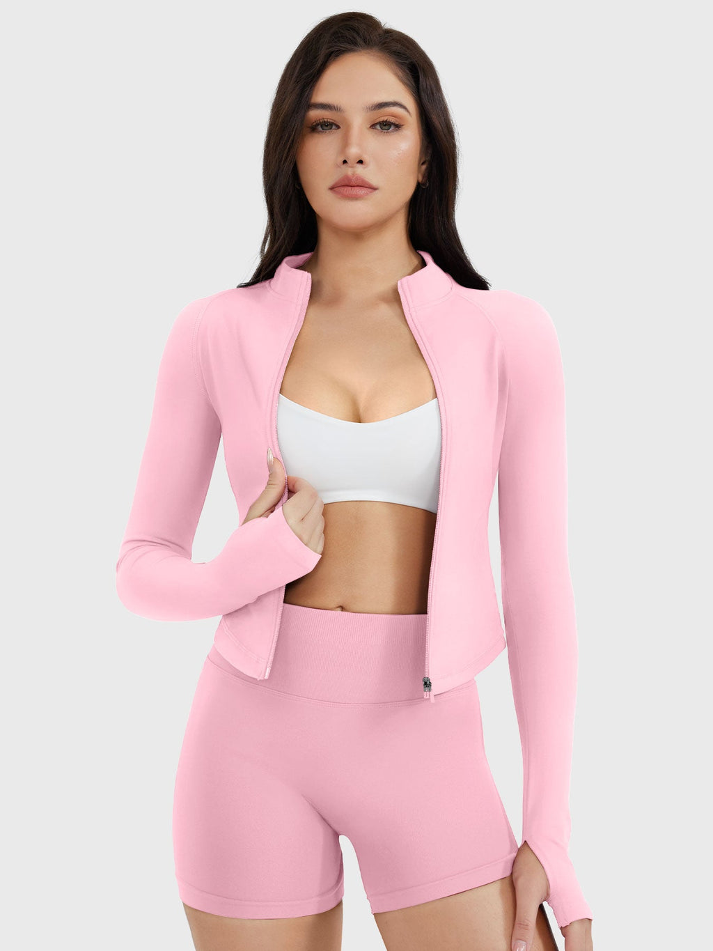 Antoniy SoftHue Seamless Zip Up Jacket - AERLO