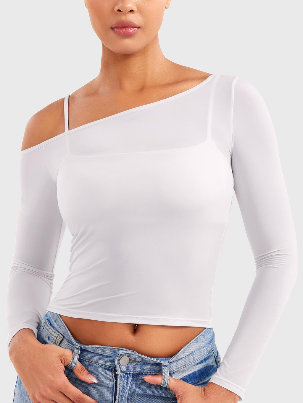 Haut Fairen One Shoulder Sheer - AERLO