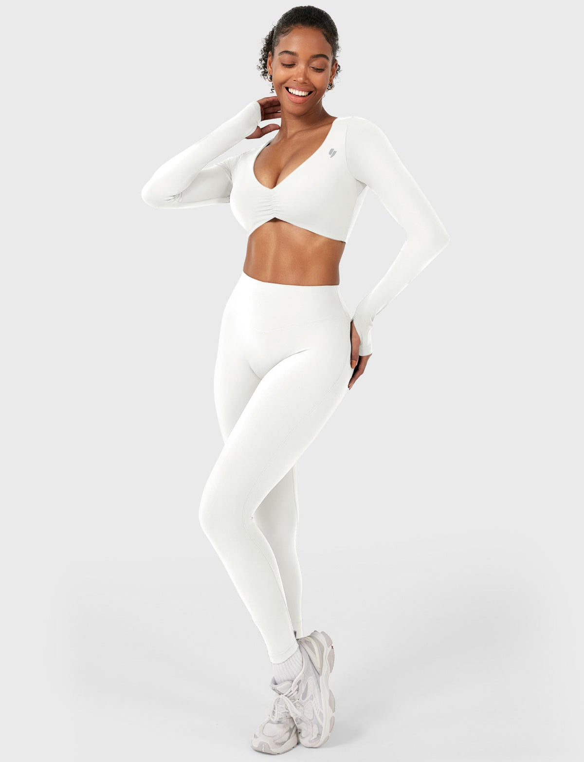 Haut manches longues Agantha Ruched - AERLO