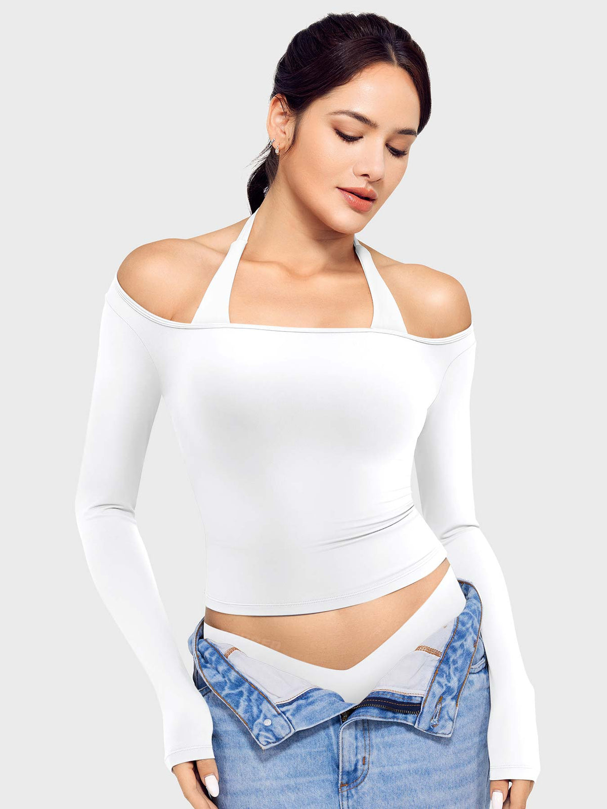 Haut manches longues Arleney Square Neck - AERLO