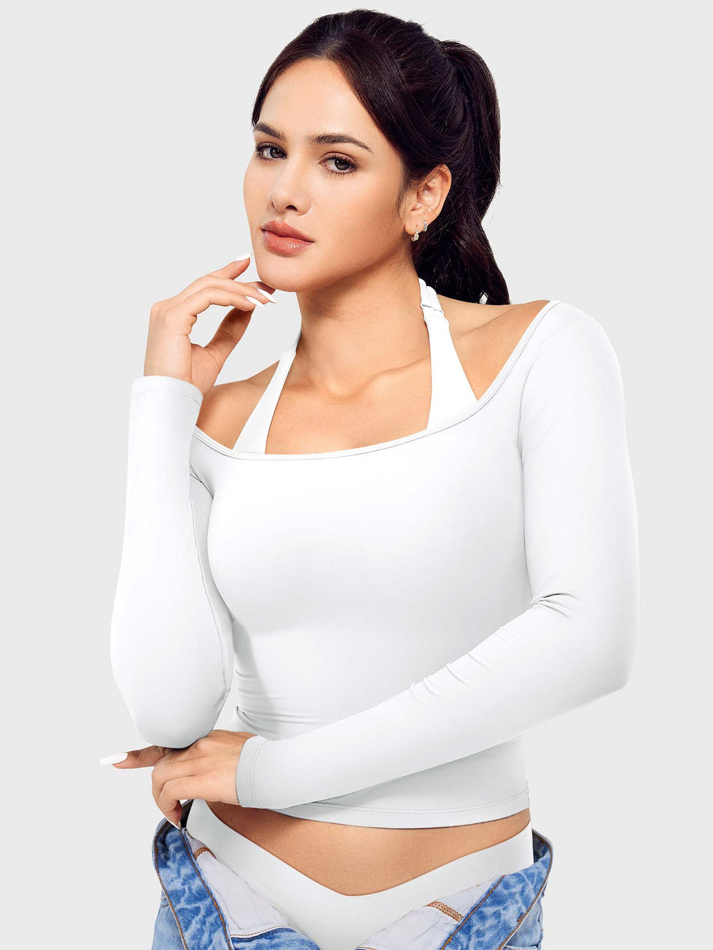 Haut manches longues Arleney Square Neck - AERLO