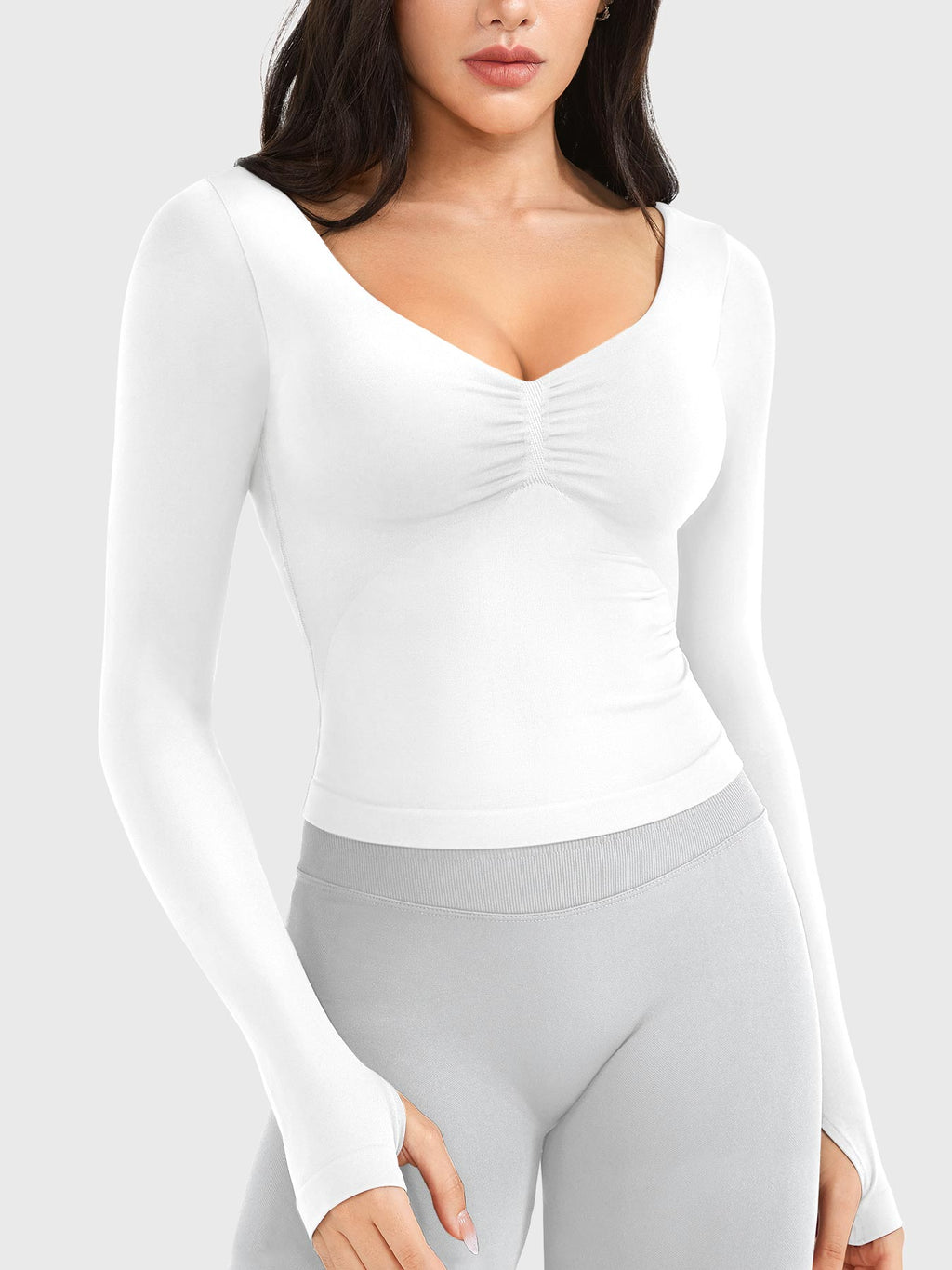 Haut manches longues Agniee sans coutures - AERLO