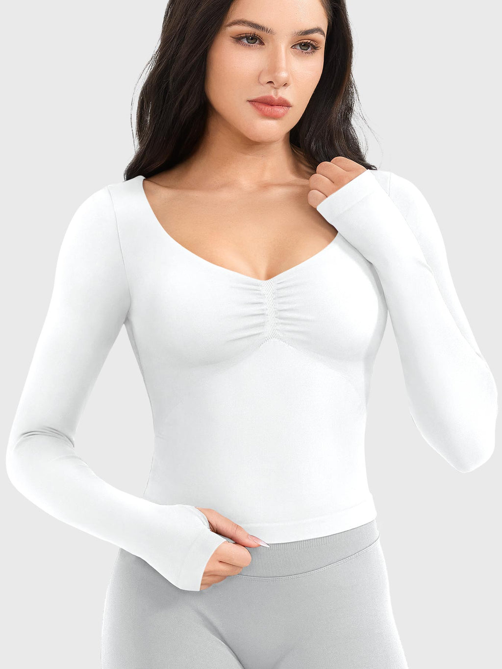 Haut manches longues Agniee sans coutures - AERLO