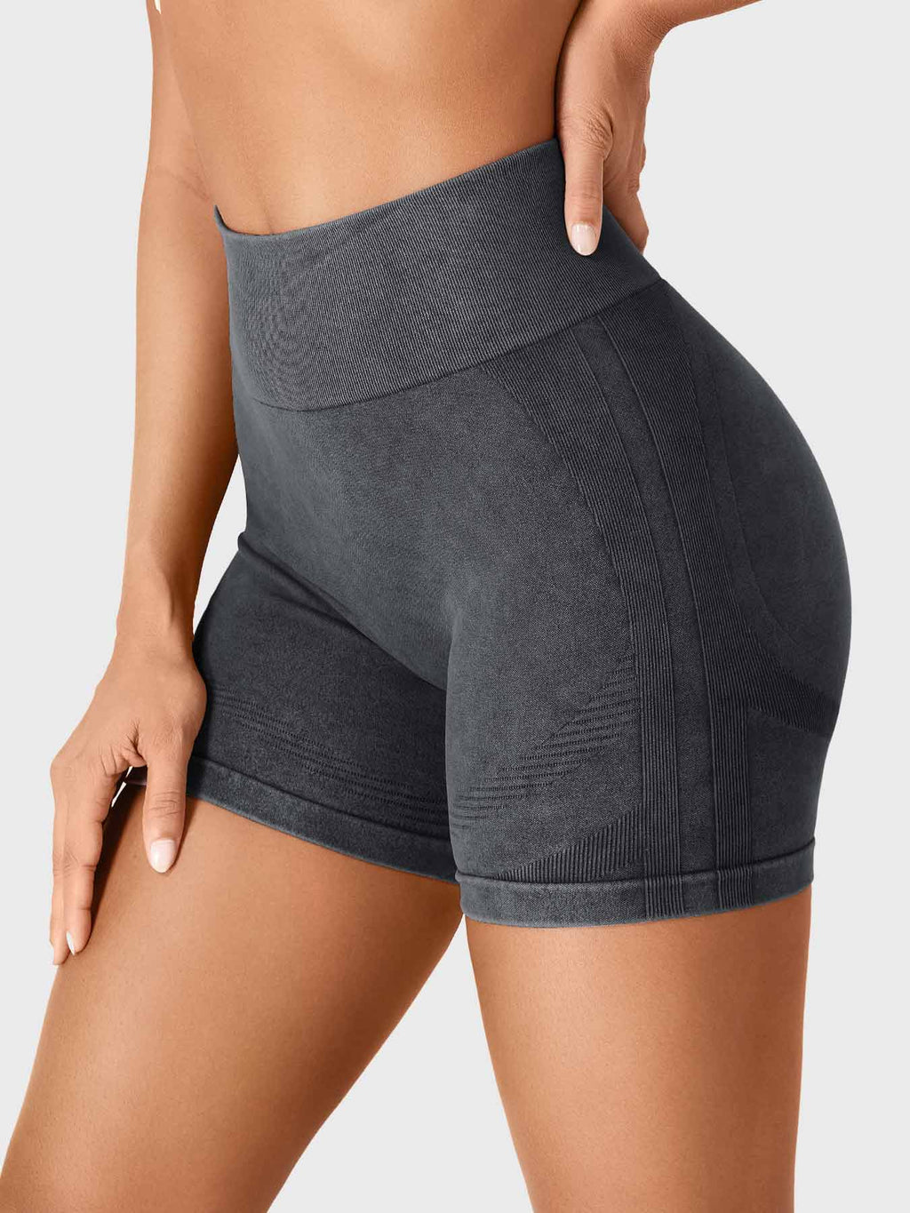 Short Lilliean Faux Denim sans coutures - AERLO
