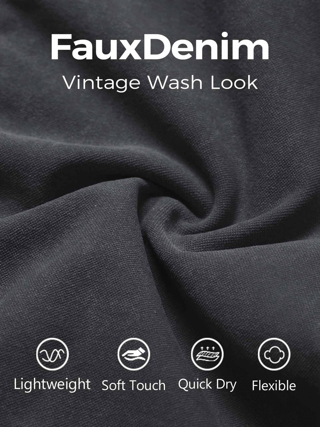 Short Lilliean Faux Denim sans coutures - AERLO