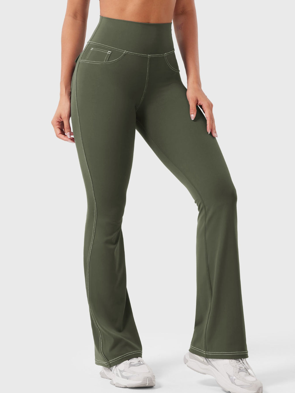 Legging Bernicy CoreFlex Faux Denim évasé - AERLO