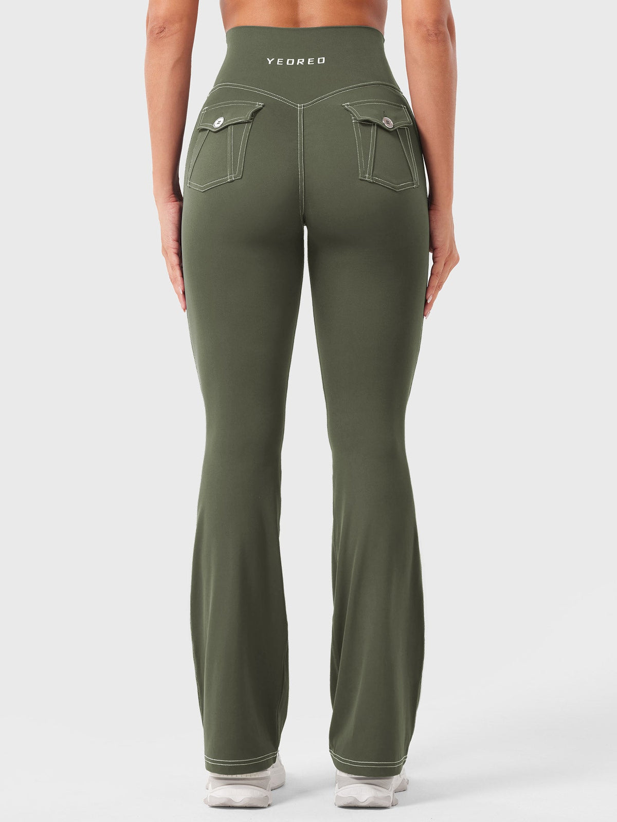 Legging Bernicy CoreFlex Faux Denim évasé - AERLO