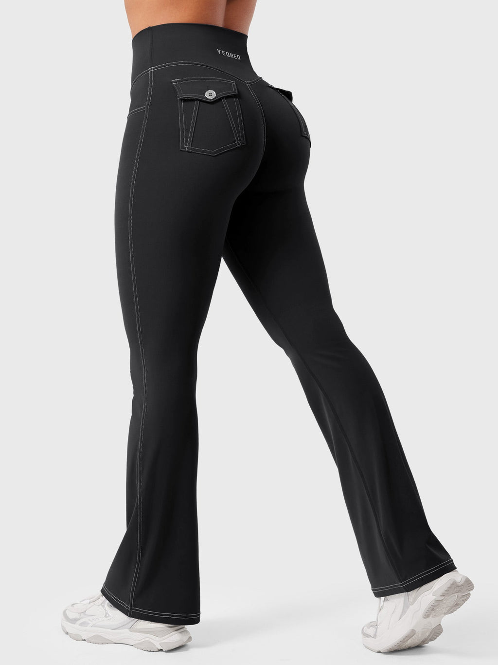 Legging Bernicy CoreFlex Faux Denim évasé - AERLO