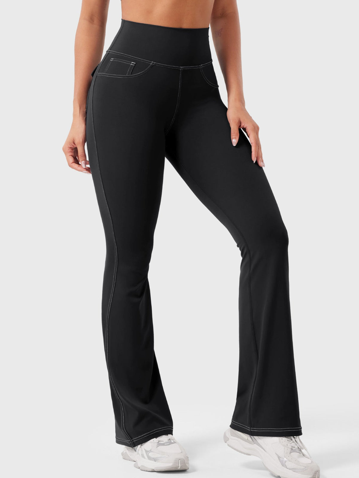 Legging Bernicy CoreFlex Faux Denim évasé - AERLO