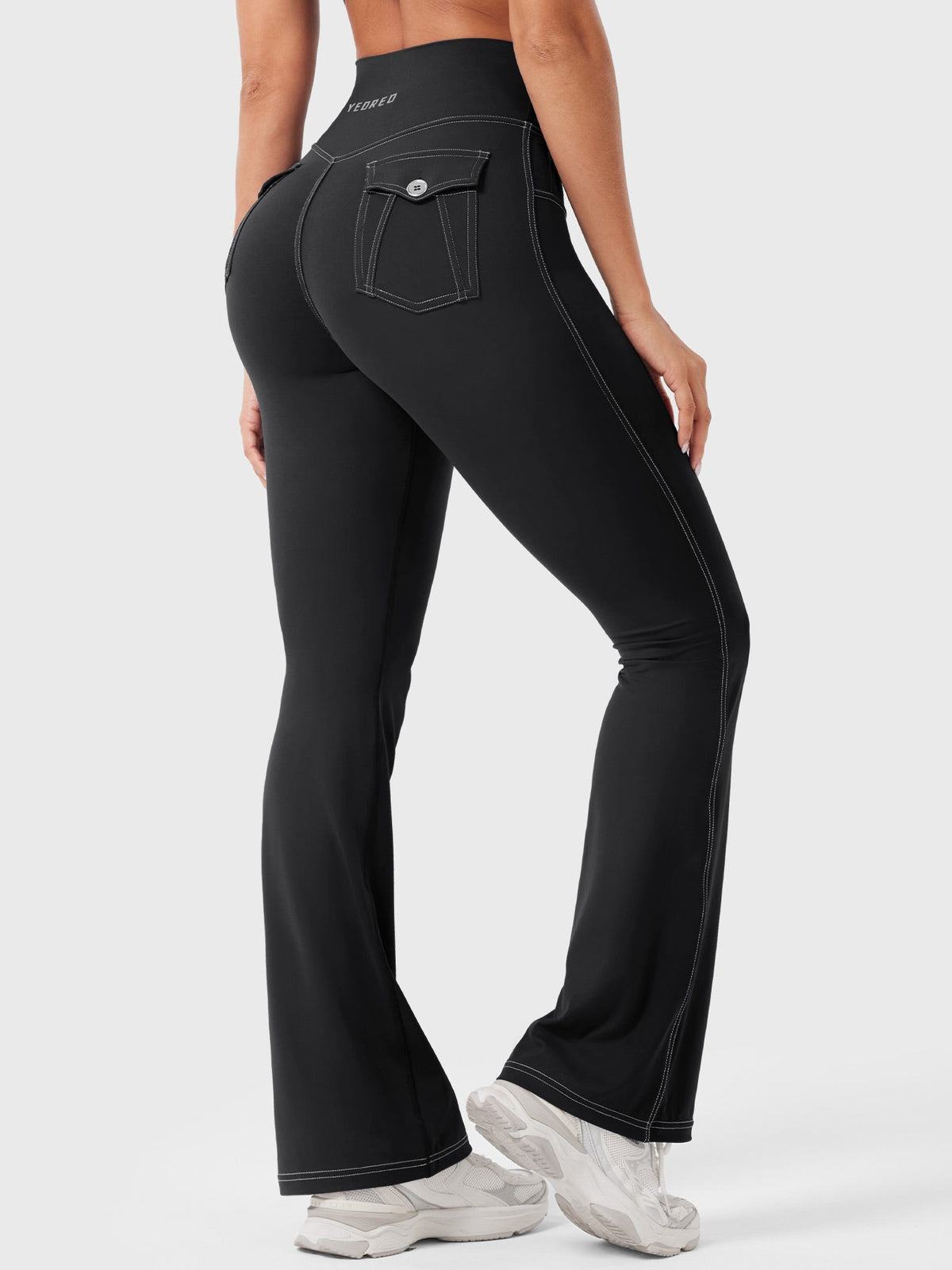 Legging Bernicy CoreFlex Faux Denim évasé - AERLO