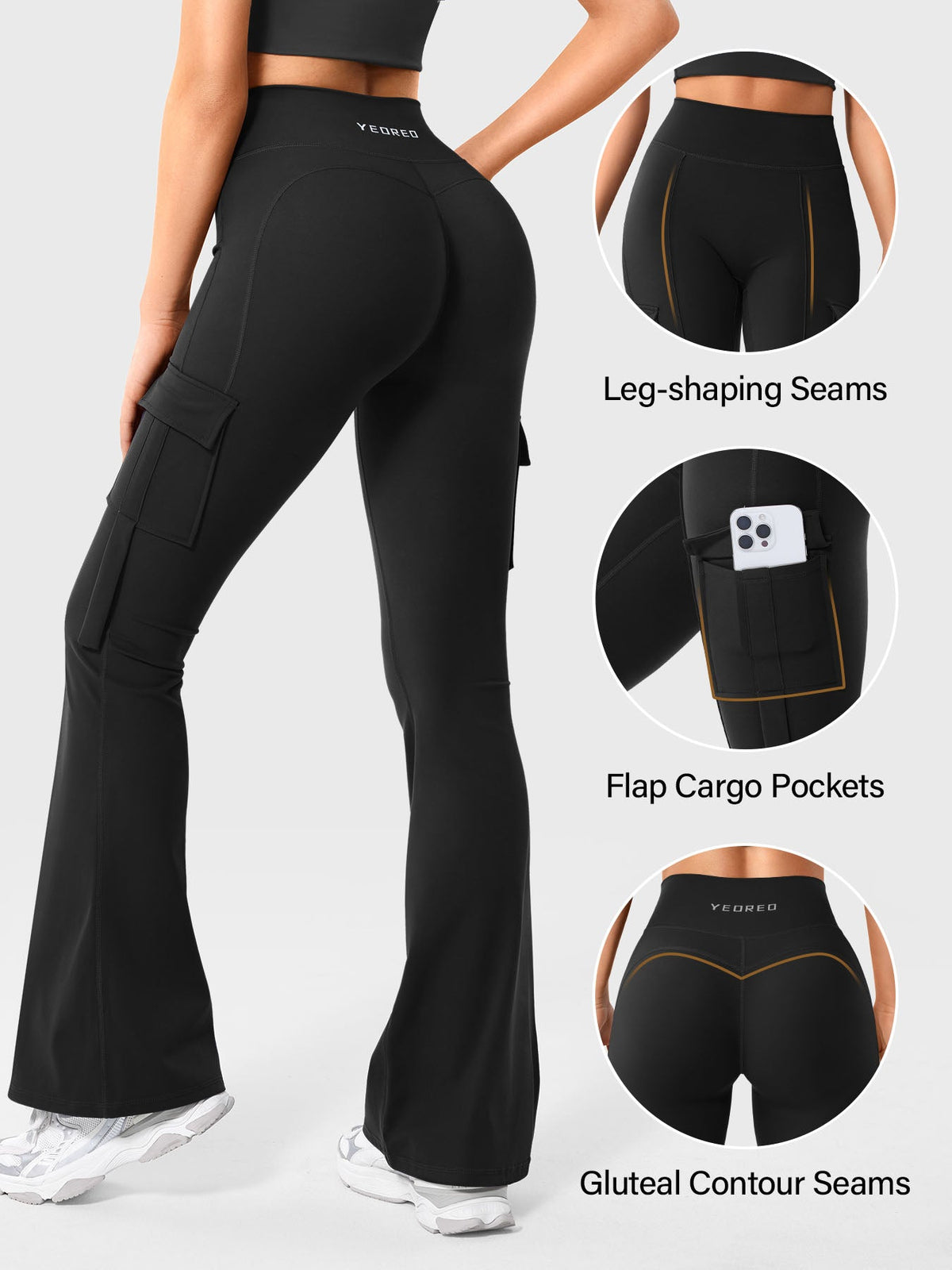 Legging Byenda CoreFlex évasé - AERLO
