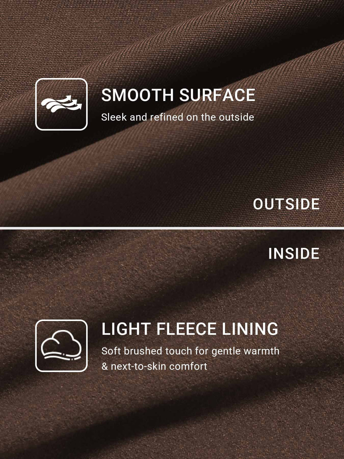 Legging Eddiy 30.5" Fleece Straight - AERLO