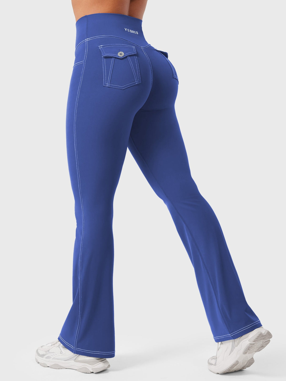 Legging Bernicy CoreFlex Faux Denim évasé - AERLO