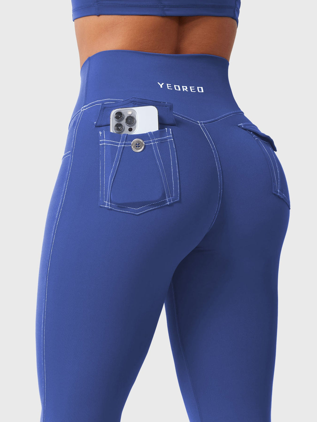 Legging Bernicy CoreFlex Faux Denim évasé - AERLO
