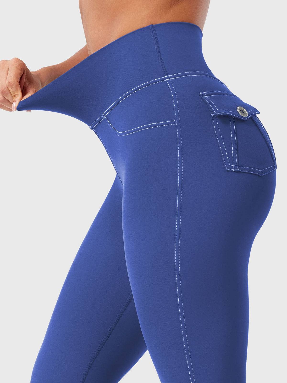 Legging Bernicy CoreFlex Faux Denim évasé - AERLO