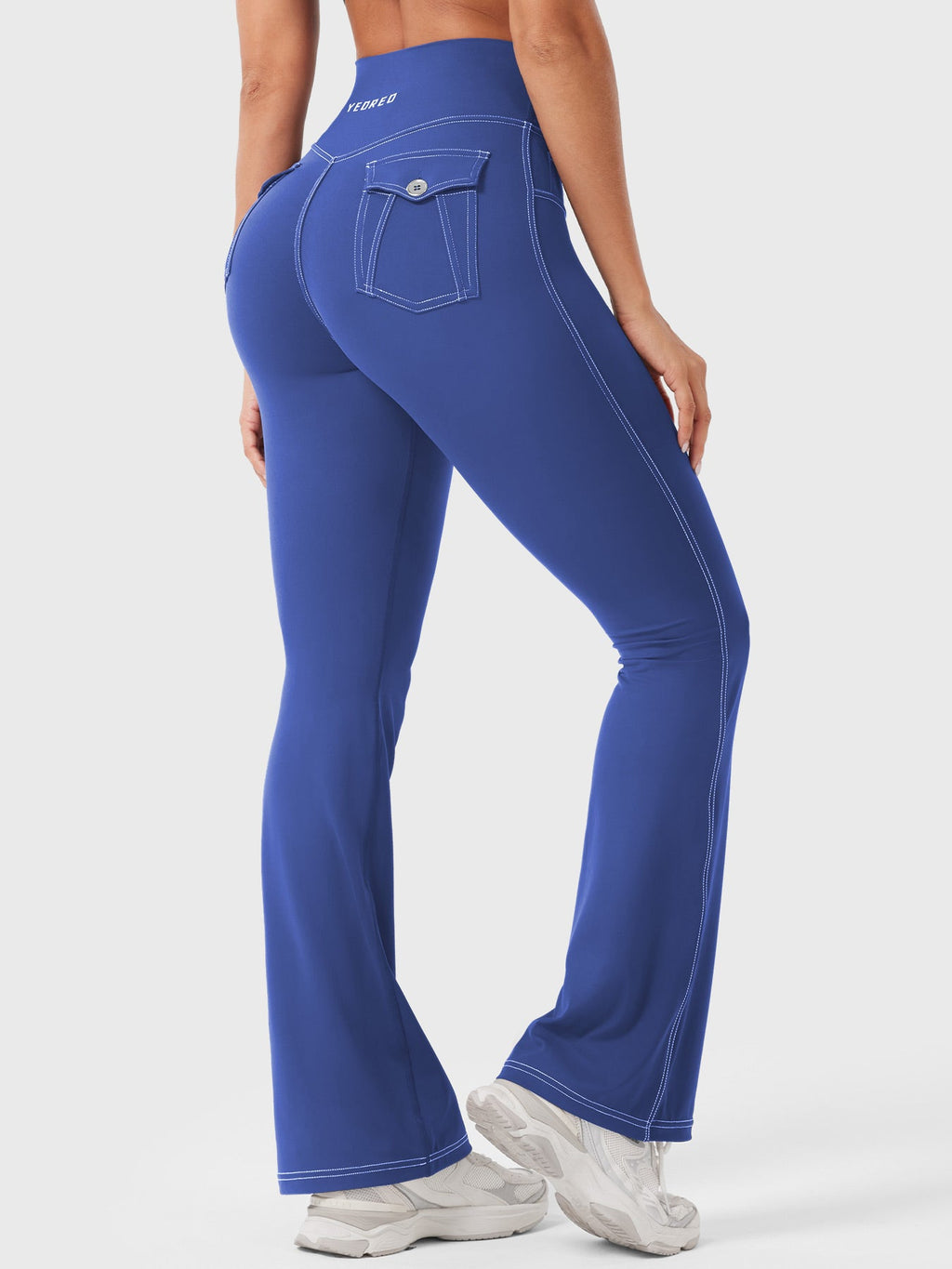 Legging Bernicy CoreFlex Faux Denim évasé - AERLO