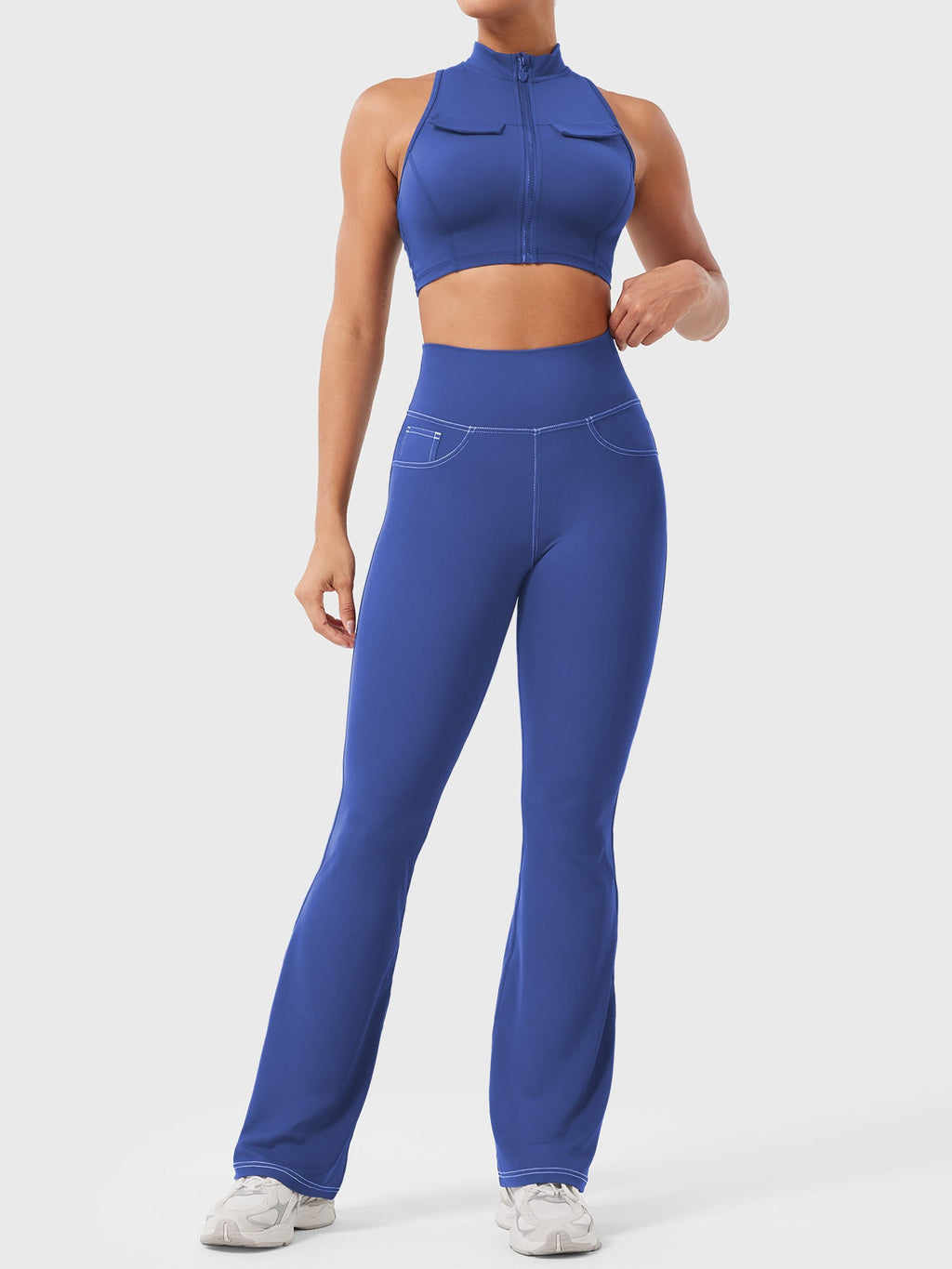 Legging Bernicy CoreFlex Faux Denim évasé - AERLO