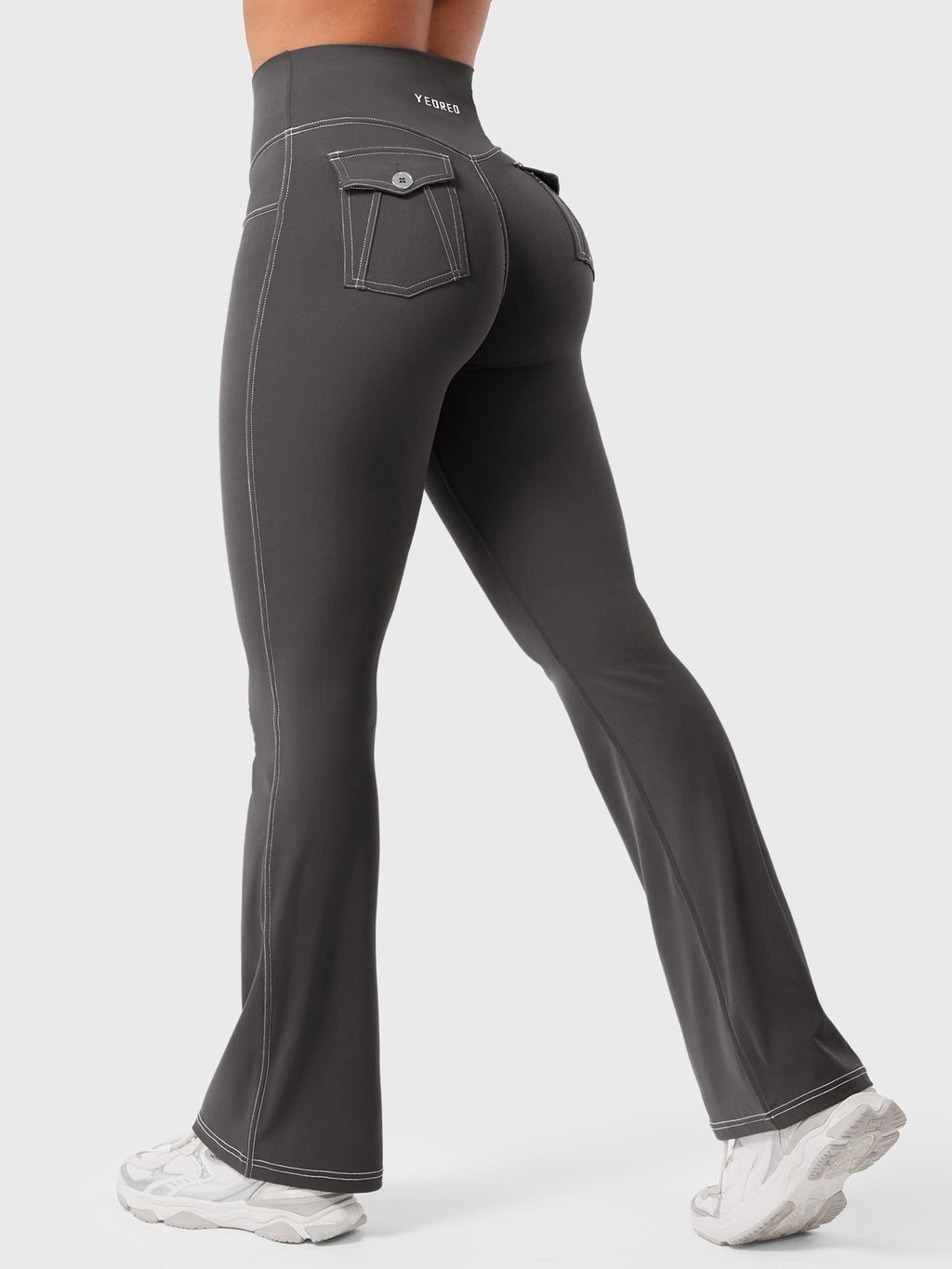 Legging Bernicy CoreFlex Faux Denim évasé - AERLO