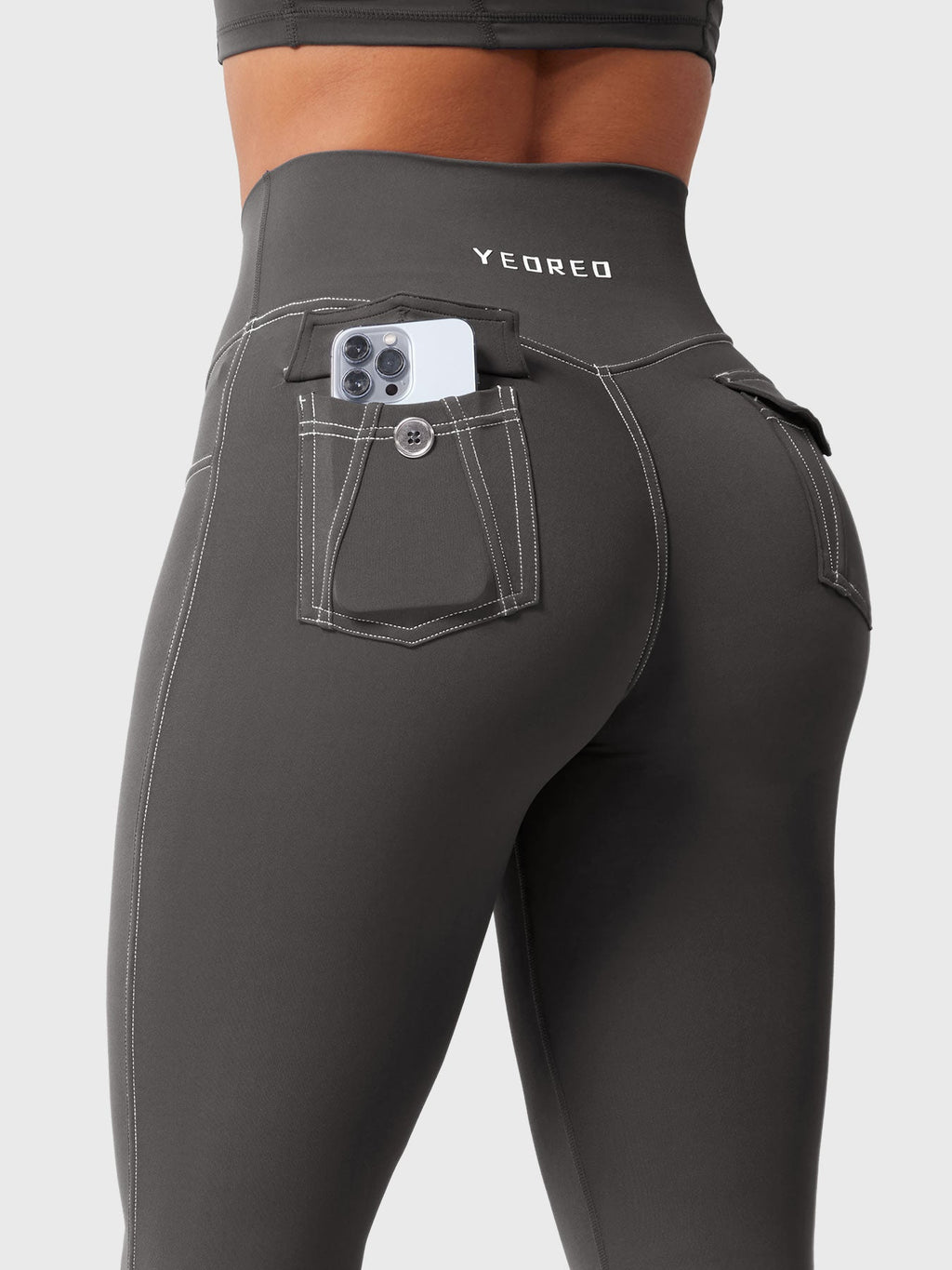 Legging Bernicy CoreFlex Faux Denim évasé - AERLO